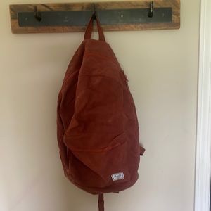 Herschel burnt orange backpack fair/used condition
